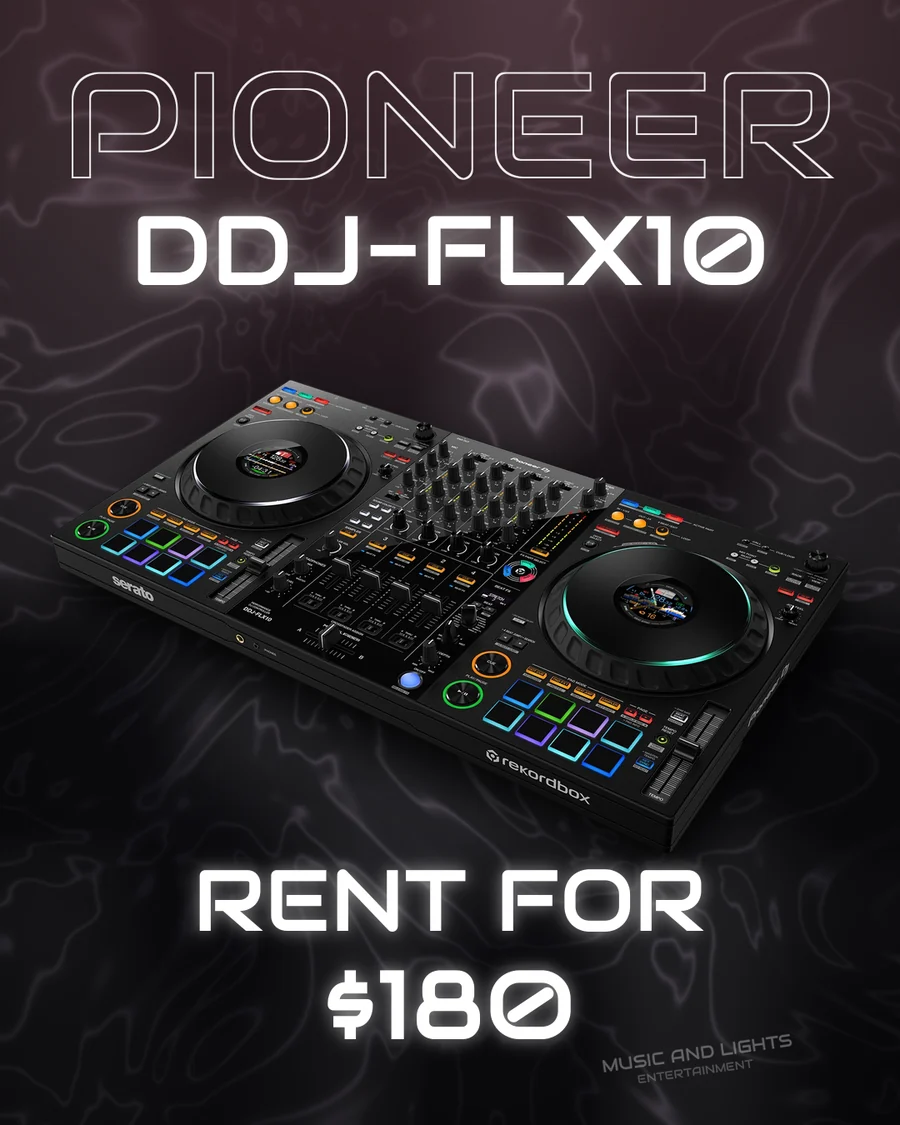 Pioneer DDJ-FLX10, rent for $180