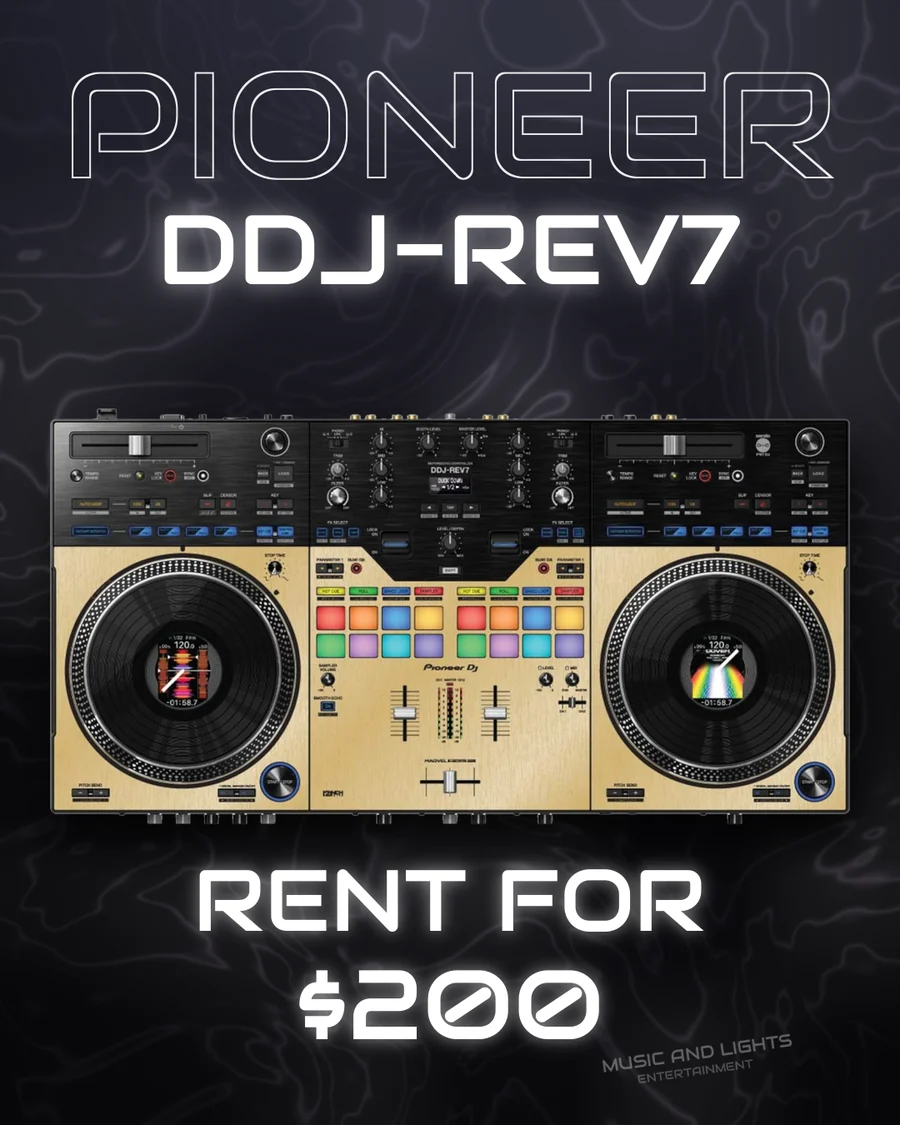 Pioneer DDJ-REV7, rent for $200